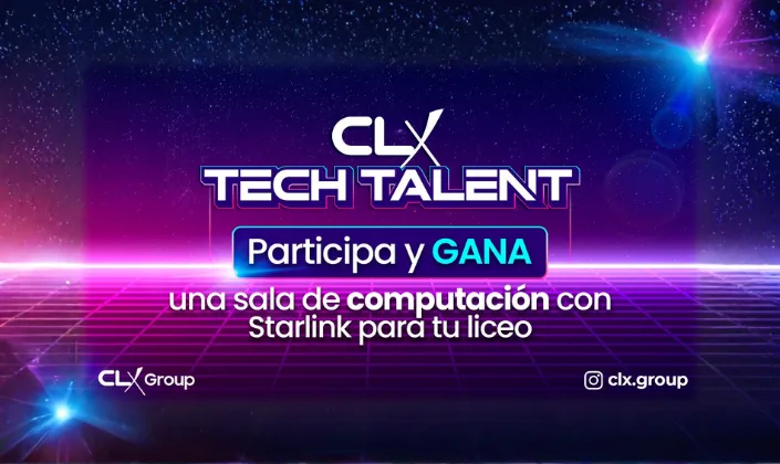 CLX Group lanza "CLX Tech Talent": participa y gana una sala decomputación con Starlink para tu liceo