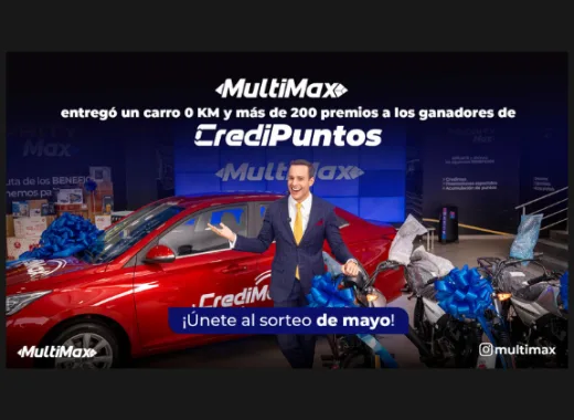 MultiMax entregó un carro 0 km y más de 200 premios a los ganadores del concurso CrediPuntos