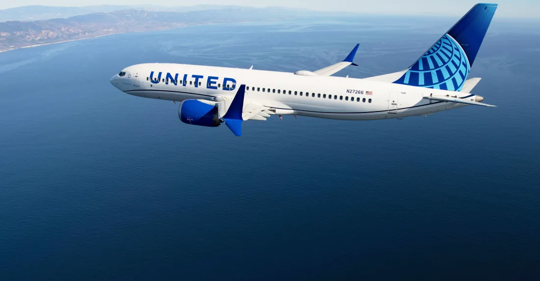 El Boeing 737 MAX 8 es el avión con el que United Airlines volará a Venezuela