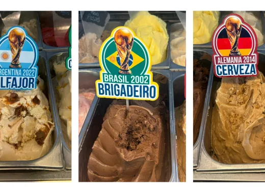 Los goles se comen en barquilla: Caracas tiene 6 nuevos helados mundialistas