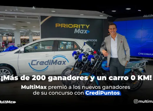 ¡Más de 200 ganadores y un carro 0 KM! MultiMax premió a los nuevos ganadores de su concurso con CrediPuntos