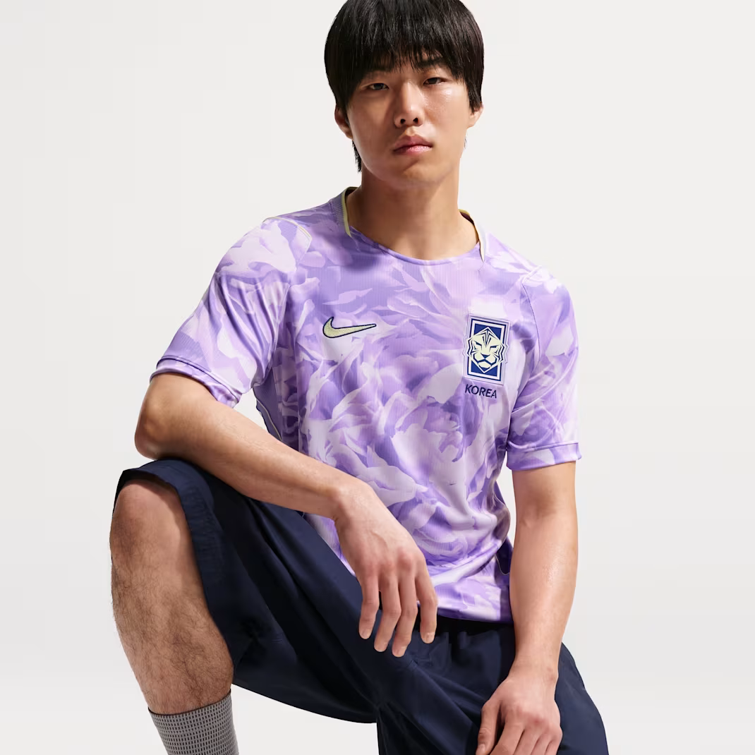 Franela visitante de Corea del Sur para el Mundial 2026. Foto: Nike