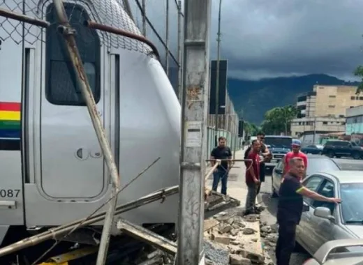Descarrila un vagón en Propatria: Metro de Caracas asegura que estaba fuera de servicio