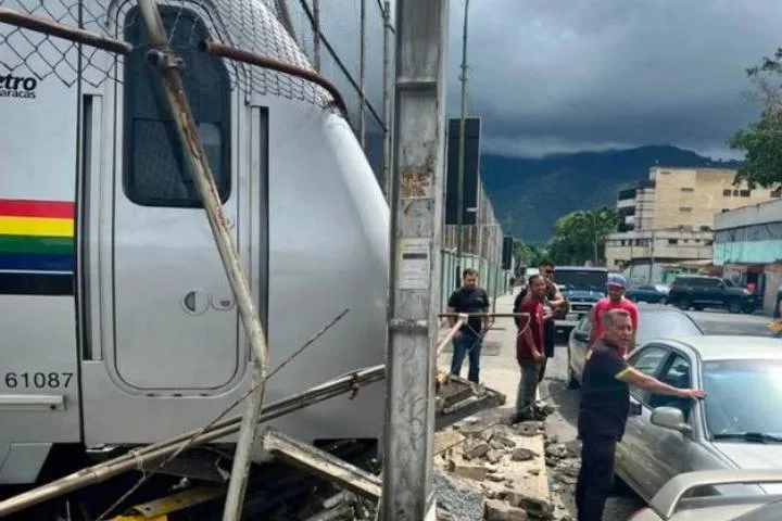 Descarrila un vagón en Propatria: Metro de Caracas asegura que estaba fuera de servicio
