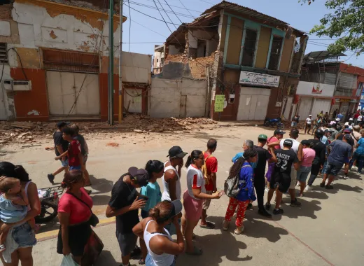 Naciones Unidas instala 3 hospitales de campaña en La Guaira