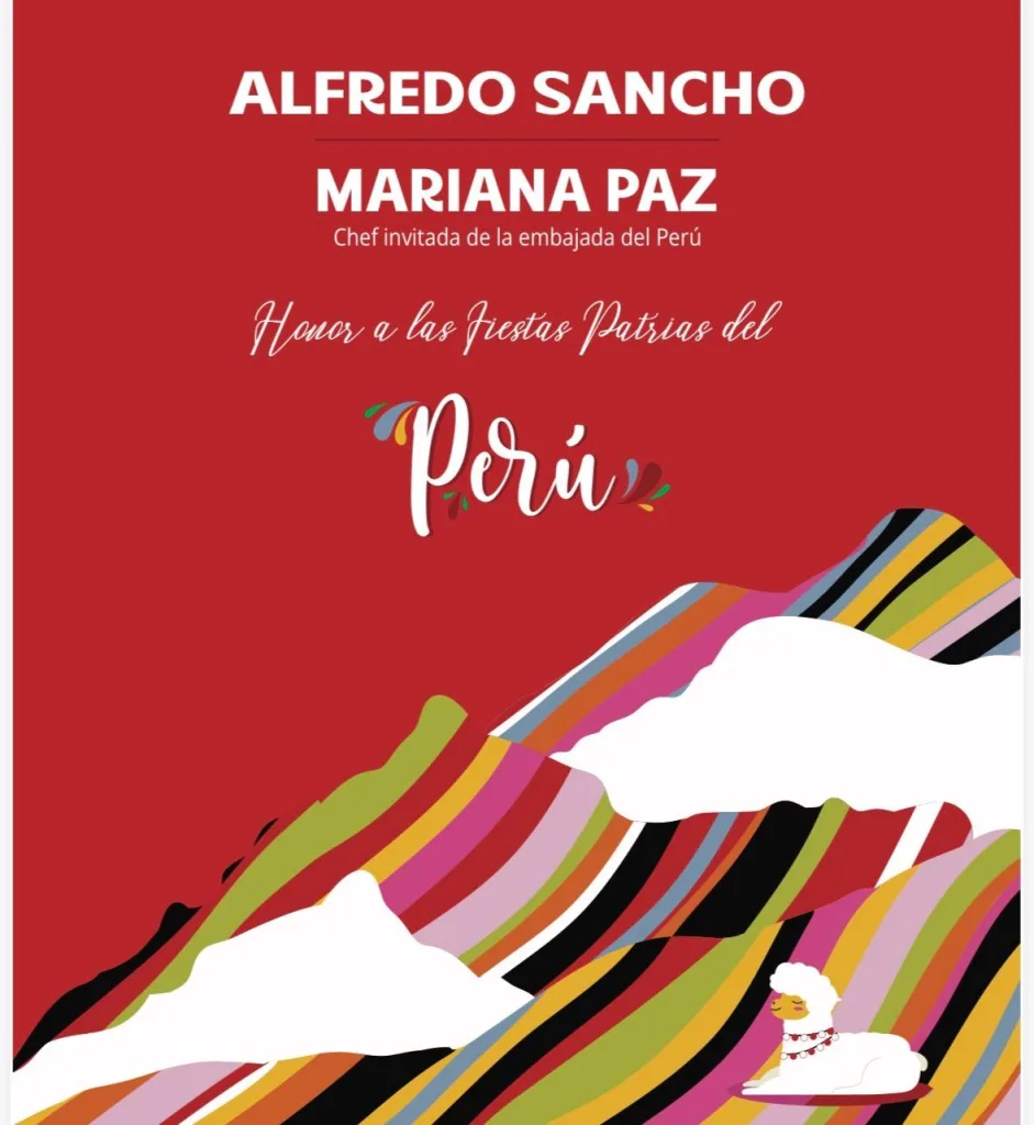 Los chefs Mariana Paz y Alfredo Sancho se unen en una cena de homenaje a Perú