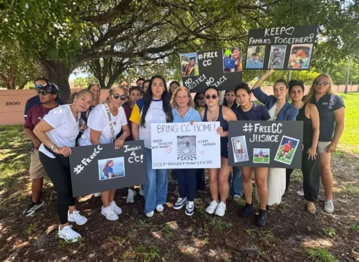 Claudia Rodríguez de 28 años fue detenida por el ICE en un aeropuerto en Florida