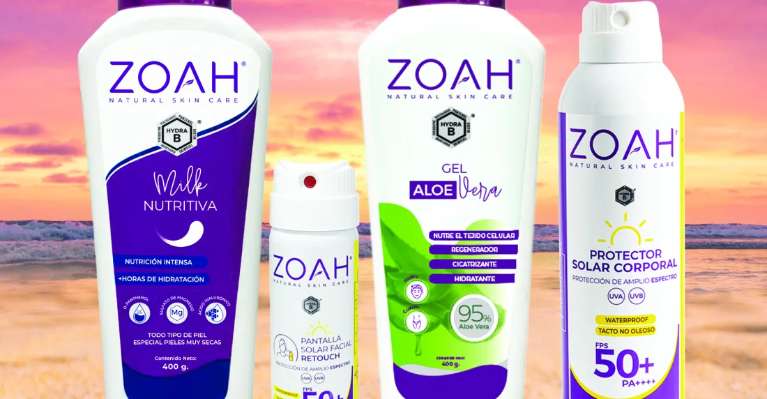 Zoah presenta protectores solares en aerosol y cremas reparadoras