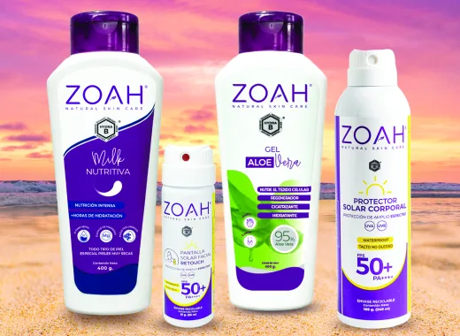 Zoah presenta protectores solares en aerosol y cremas reparadoras