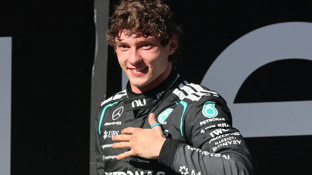 Kimi Antonelli es el líder del Mundial de Pilotos de la F1, con 8 victorias de 14 en esta temporada. Foto: Mercedes