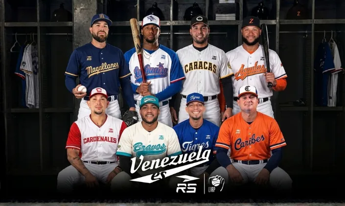 RS vestirá a los 8 equipos de la LVBP en esta temporada