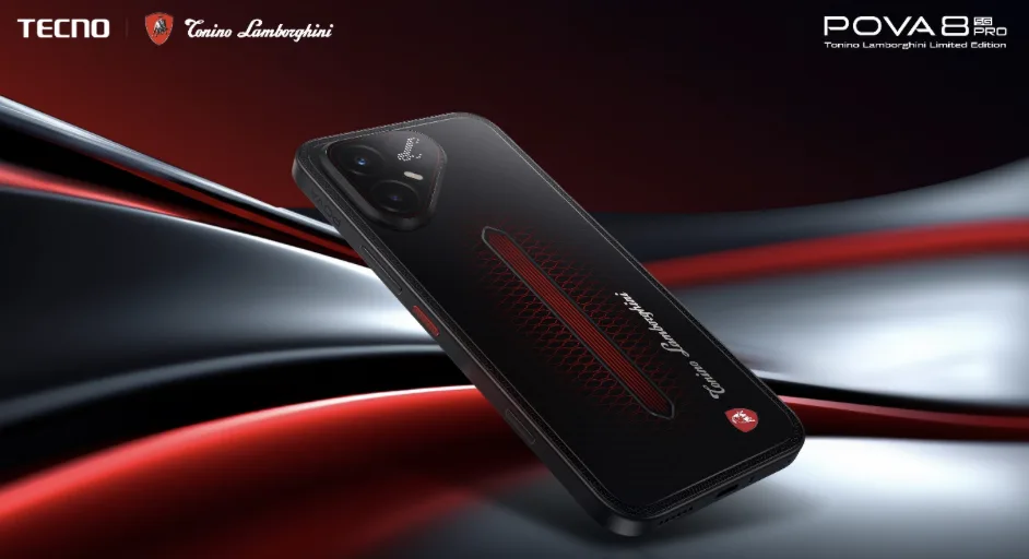 Así es el nuevo teléfono de Tecno con Tonino Lamborghini
