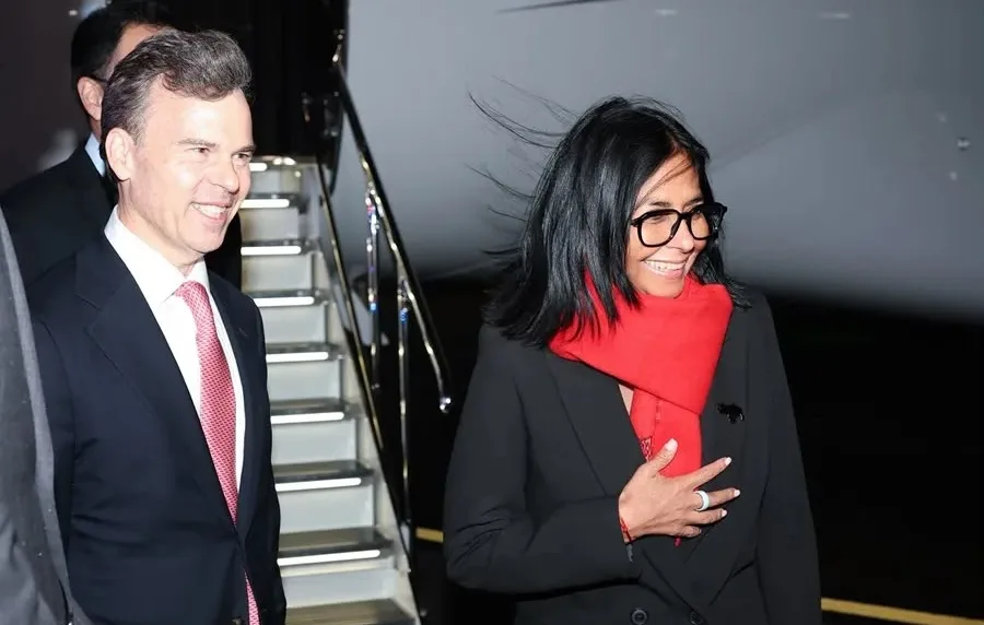 Delcy Rodríguez llega a Nueva York para participar en la Asamblea de la ONU