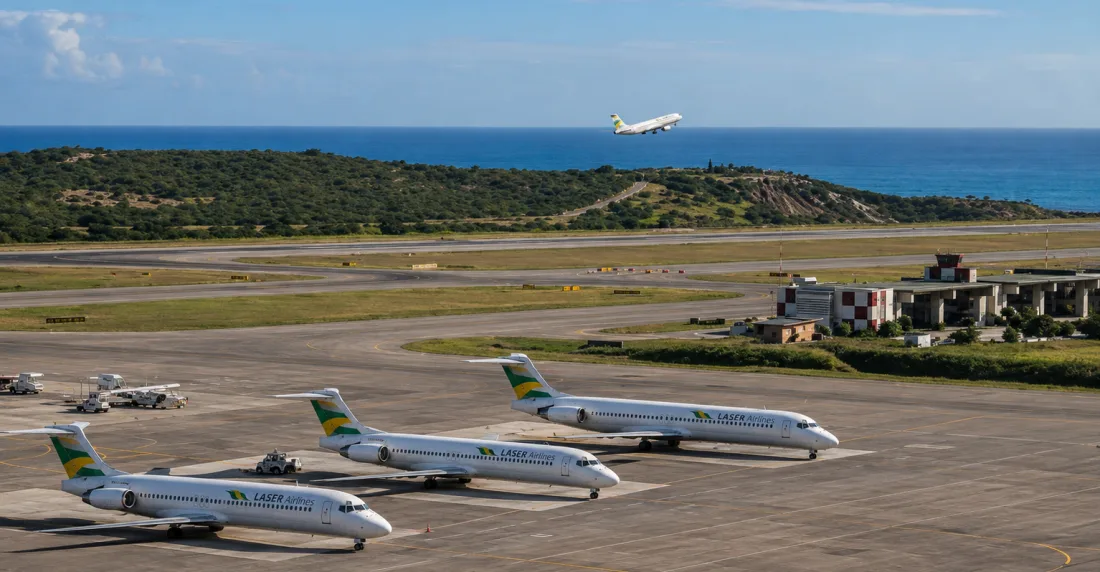 Laser Airlines reactivó sus vuelos en el Aerpuerto Internacional de Maiquetía