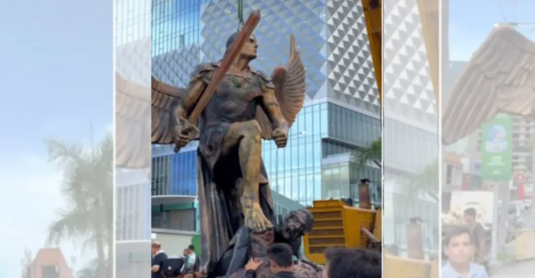 Cerrarán 2 avenidas de Las Mercedes por inauguración de estatua de San Miguel Arcángel este #29Sep