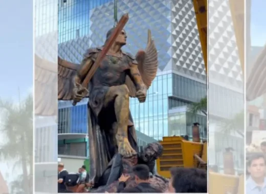 Cerrarán 2 avenidas de Las Mercedes por inauguración de estatua de San Miguel Arcángel este #29Sep