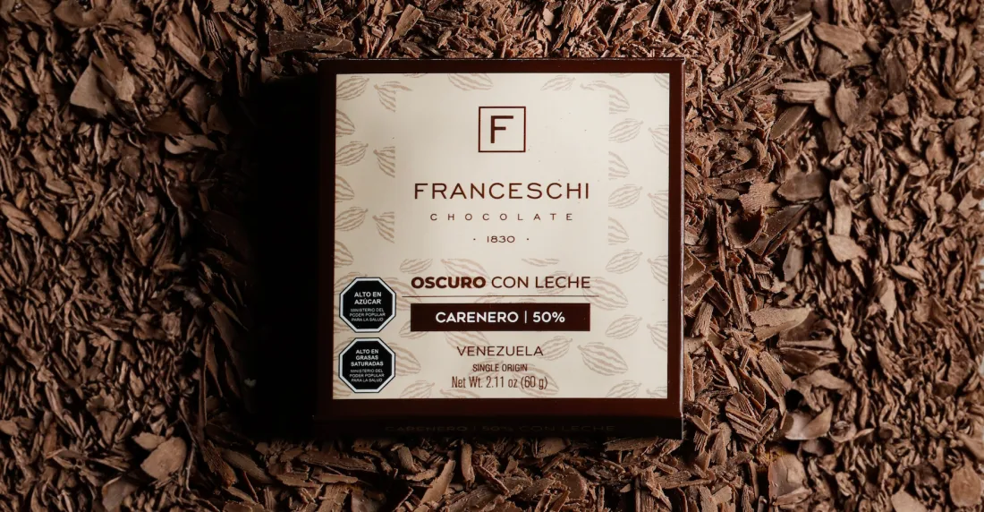 Carenero 50%: Franceschi lanza su primer chocolate con leche