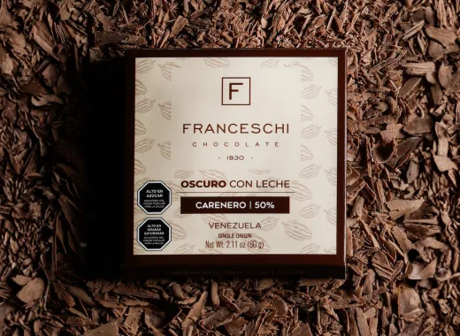 Carenero 50%: Franceschi lanza su primer chocolate con leche