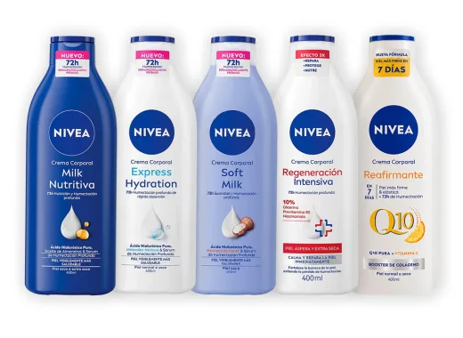 Nivea renueva su línea de cremas corporales con fórmulas mejoradas y empaques más sostenibles