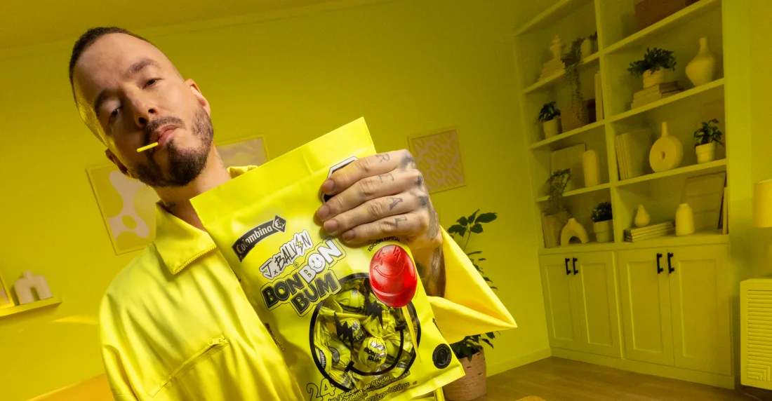 J Balvin y Bon Bon Bum se unen para llevar 55 millones de chupetas a 15 países
